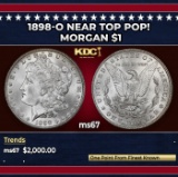 1898-o Morgan Dollar Near Top Pop! $1 ms67 SEGS