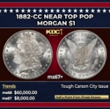1882-cc Morgan Dollar Near Top Pop $1 ms67+ SEGS