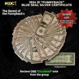 1x 1934 $1 Funnyback Blue Seal Silver Certificate Circulated