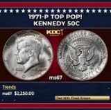 1971-p Kennedy Half Dollar TOP POP! 50c ms67 SEGS