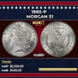1885-p Morgan Dollar $1 ms66+ SEGS