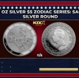 2024 Tokelau 1 oz Silver $5 Zodiac Series: Sagittarius Coin