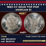 1882-cc Morgan Dollar Near Top Pop $1 ms67+ SEGS