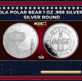 Coca-Cola Polar Bear 1 oz .999 Silver Round