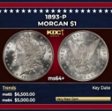 1893-p Morgan Dollar $1 ms64+ SEGS