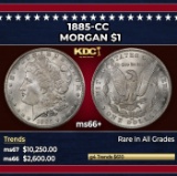 1885-cc Morgan Dollar $1 ms66+ SEGS