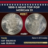 1899-s Morgan Dollar Near Top Pop $1 ms66+ SEGS
