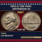 1975-d Jefferson Nickel TOP POP! 5c ms67 5fs SEGS