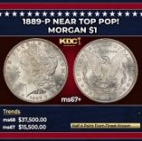 1889-p Morgan Dollar Near Top Pop! $1 ms67+ SEGS