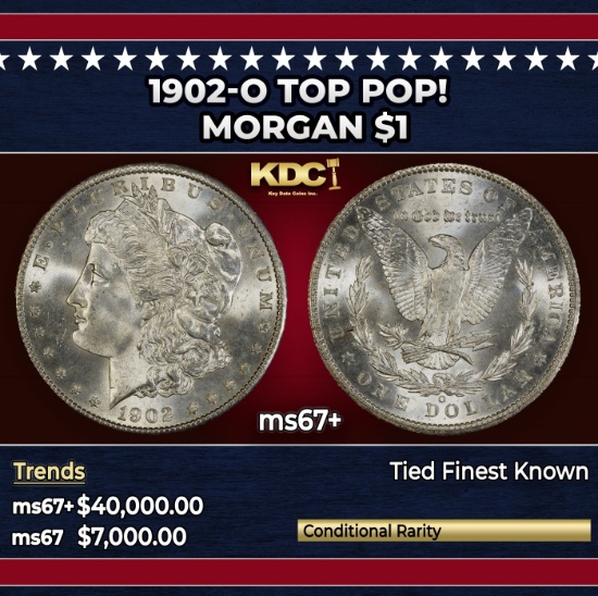 1902-o Morgan Dollar TOP POP! $1 ms67+ SEGS