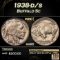1938-d/s Buffalo Nickel 5c Grades ms65
