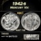 1942-s Mercury Dime 10c Grades ms67 fsb