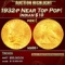 1932-p Gold Indian Eagle Near Top Pop! $10 ms66+ SEGS
