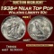 1938-p Walking Liberty Half Dollar Near Top Pop 50c ms67 SEGS