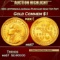 1903 Jefferson Louisiana Purchase Gold Commem Dollar Near Top Pop! 1 ms67 SEGS