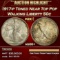 1917-p Walking Liberty Half Dollar Toned Near Top Pop 50c Grades ms66+