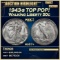 1943-s Walking Liberty Half Dollar TOP POP! 50c ms67+ SEGS