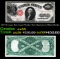1917 $1 Large Size Legal Tender Note Grades Choice AU Signatures Elliott/Burke
