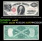 1917 $1 Large Size Legal Tender Note Grades au53 Signatures Elliott/Burke