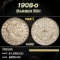 1908-o Barber Half Dollars 50c Grades ms62