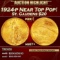 1924-p Gold St. Gaudens Double Eagle Near Top Pop! $20 ms67+ SEGS