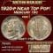 1920-p Mercury Dime Near Top Pop! 10c ms67+ FSB SEGS