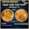 1909 VDB Lincoln Cent TOP POP! 1c ms68 rd SEGS
