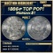 1886-p Morgan Dollar TOP POP! $1 ms68+ SEGS