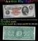 1886 $5 Blue Seal Silver Certificate Grades au55 Signatures Rosecrans/Huston