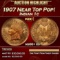 1907 Indian Cent Near Top Pop! 1c ms66+ rd SEGS