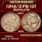 1914/3 Buffalo Nickel FS-101 5c ms64 SEGS