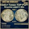 1940-p Walking Liberty Half Dollar Toned TOP POP! 50c ms68+ SEGS