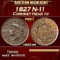 1827 Coronet Head Large Cent N-11 1c ms63 bn USCG