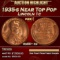 1935-s Lincoln Cent Near Top Pop 1c ms66+ rd SEGS