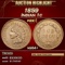 1859 Indian Cent 1c ms64+ SEGS