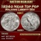 1934-d Walking Liberty Half Dollar Near Top Pop 50c ms66+ SEGS