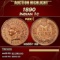 1890 Indian Cent 1c ms65+ rb SEGS