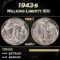 1943-s Walking Liberty Half Dollar 50c Grades ms65+
