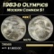 1983-d Olympics Modern Commem Dollar $1 ms70 SEGS