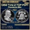 1956 Type 2 Proof Franklin Half Dollar TOP POP! 50c pr69 DCAM SEGS