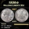 1936-d Walking Liberty Half Dollar 50c Grades ms65+