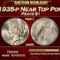 1935-p Peace Dollar Near Top Pop $1 ms66 SEGS