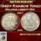 PCGS 1942-p Walking Liberty Half Dollar Rainbow Toned 50c ms65 PCGS