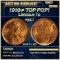 1910-p Lincoln Cent TOP POP! 1c ms67+ rd SEGS