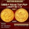 1888-p Gold Liberty Quarter Eagle Near Top Pop $2 1/2 ms66+ SEGS