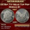 1878-p 7tf Morgan Dollar Near Top Pop $1 ms66+ SEGS