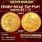 1908-p Gold Indian Quarter Eagle Near Top Pop! $2 1/2 ms66+ USCG