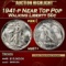 1941-p Walking Liberty Half Dollar Near Top Pop 50c ms67+ SEGS