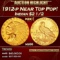 1912-p Gold Indian Quarter Eagle Near Top Pop! $2 1/2 ms66 USCG