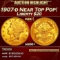 1907-d Gold Liberty Double Eagle Near Top Pop! $20 ms66+ SEGS